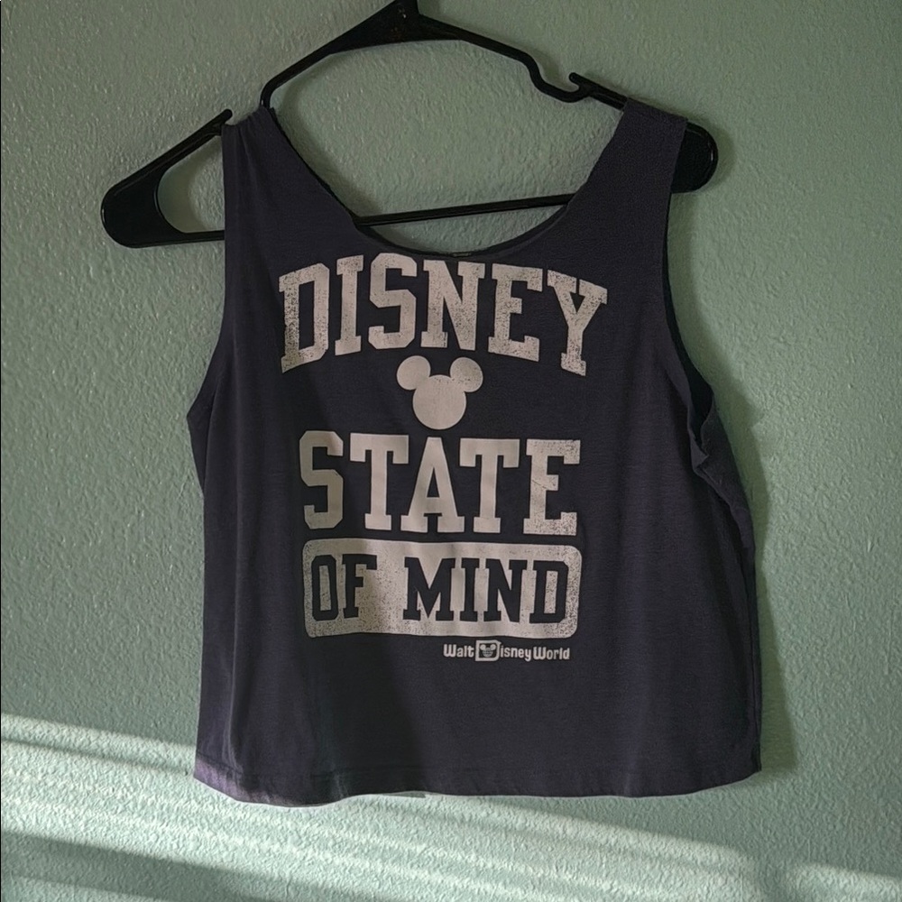 Disney World Navy Blue Tank Top